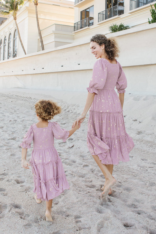Starry Nights Dress in Lilac