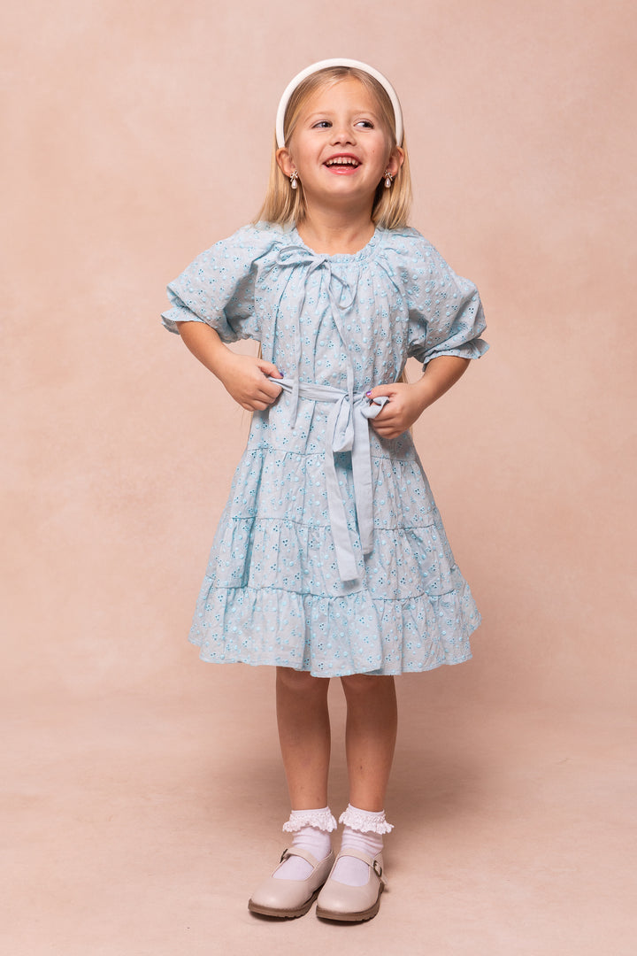 Mini Gigi Dress in Blue