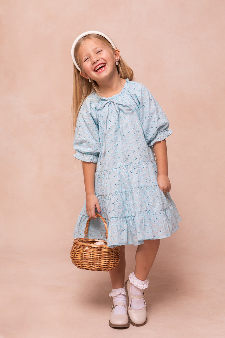 Mini Gigi Dress in Blue