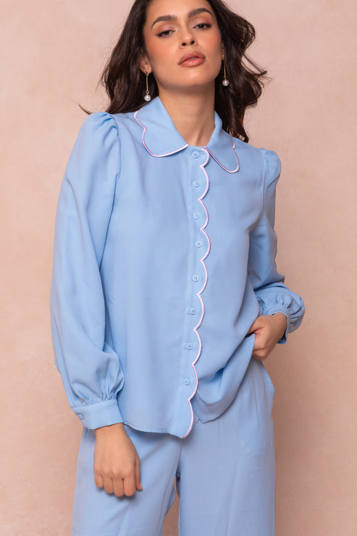 Bethany Blouse in Blue