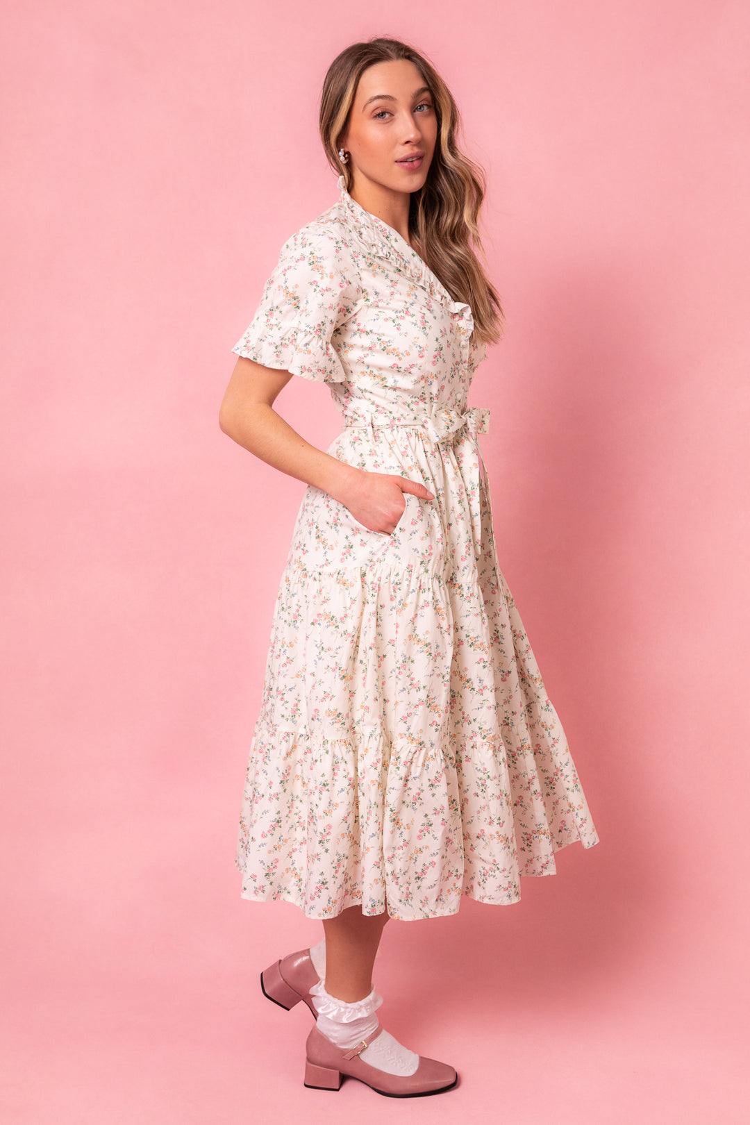 Sutton Dress Made With Liberty Fabric
