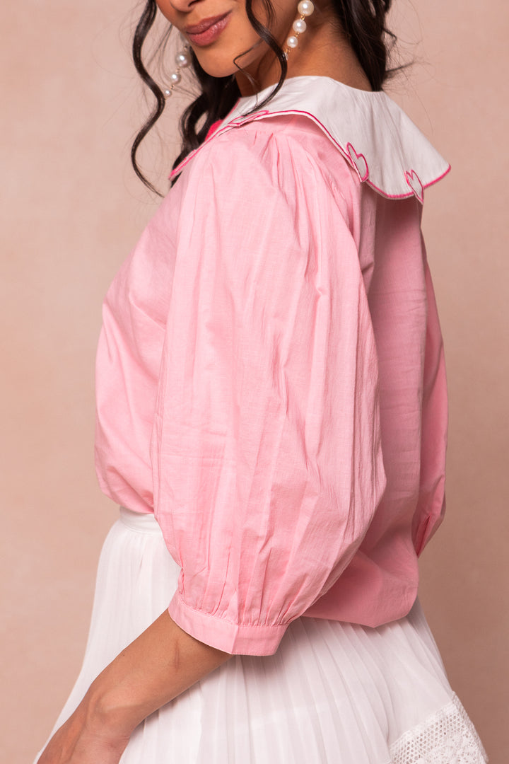 Sweetie Blouse in Pink