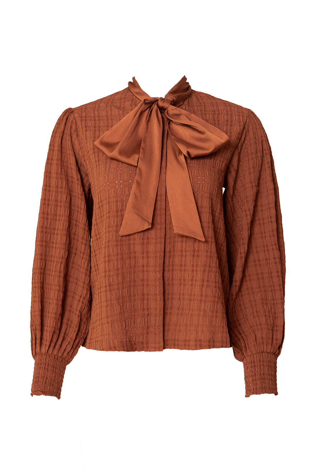 Sybil Blouse in Brown