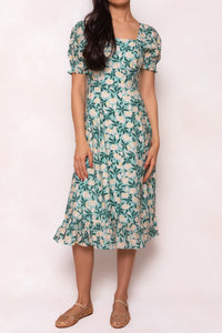 Kinsey Dress in Green - FINAL SALE