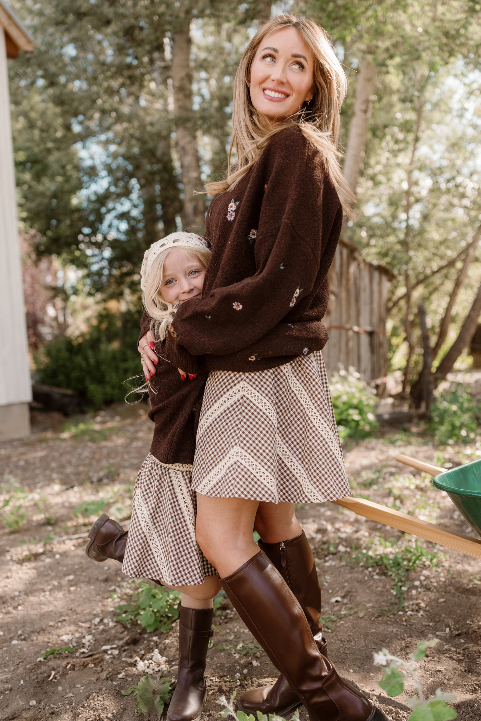 Tash Skort in Hickory Gingham – Ivy City Co