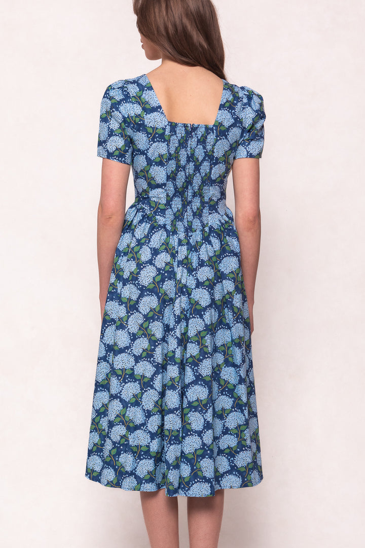 Tate Dress in Blue Floral
