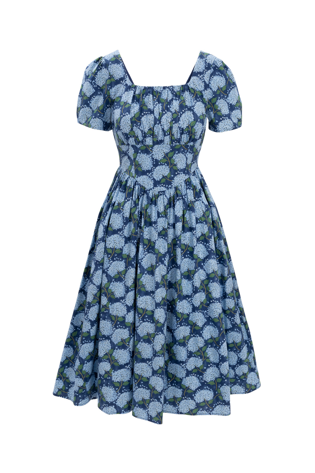 Tate Dress in Blue Floral