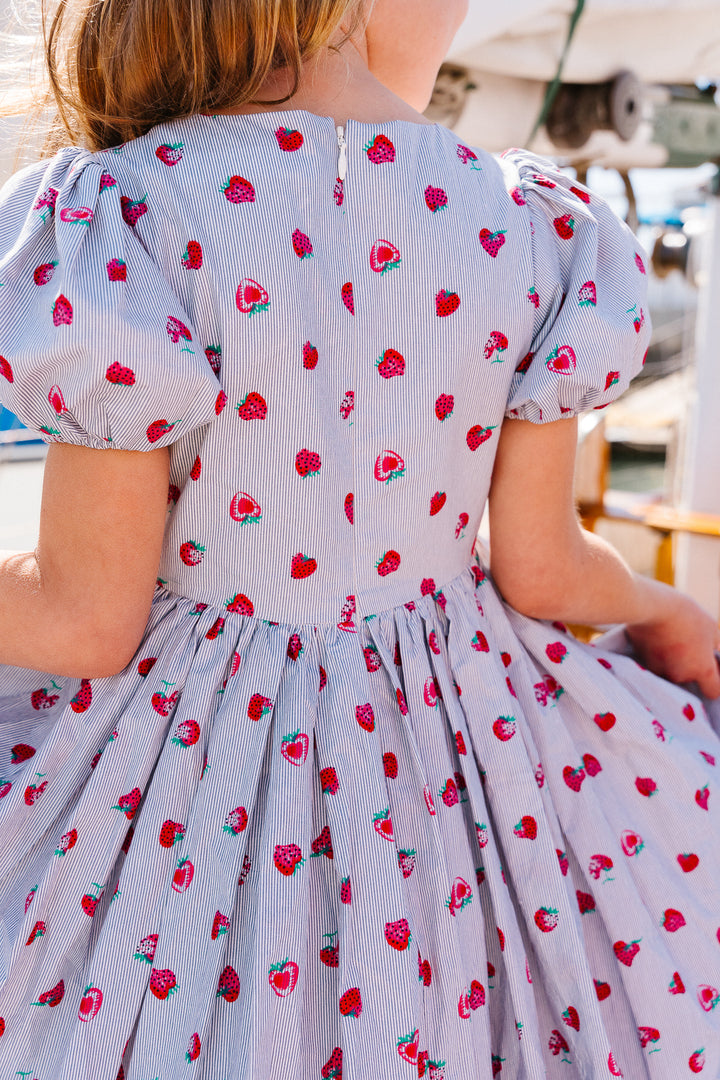 Mini Thea Dress in Strawberry