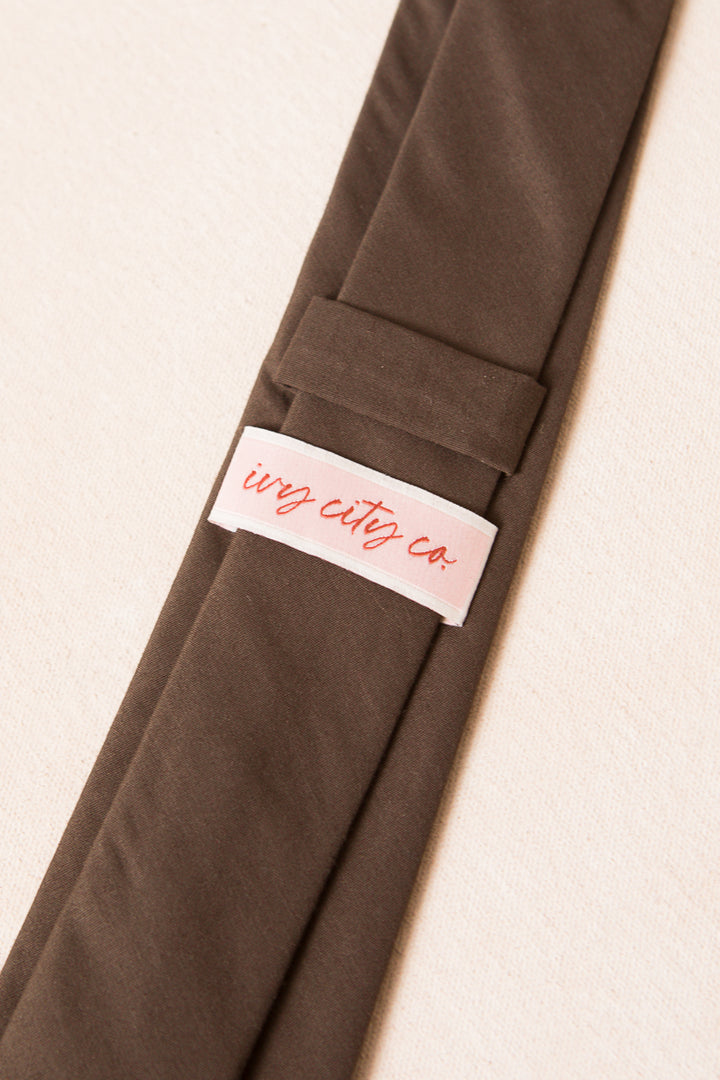 Mens Max Tie in Brown