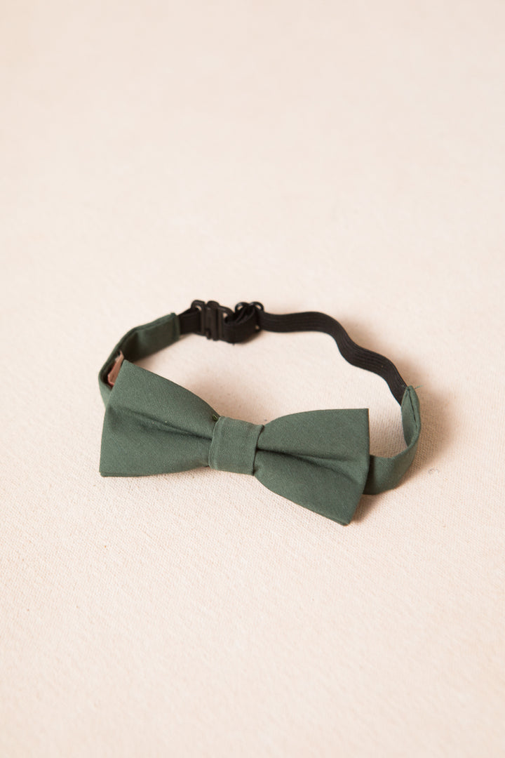 Baby Boys Henry Bow Tie in Dark Green