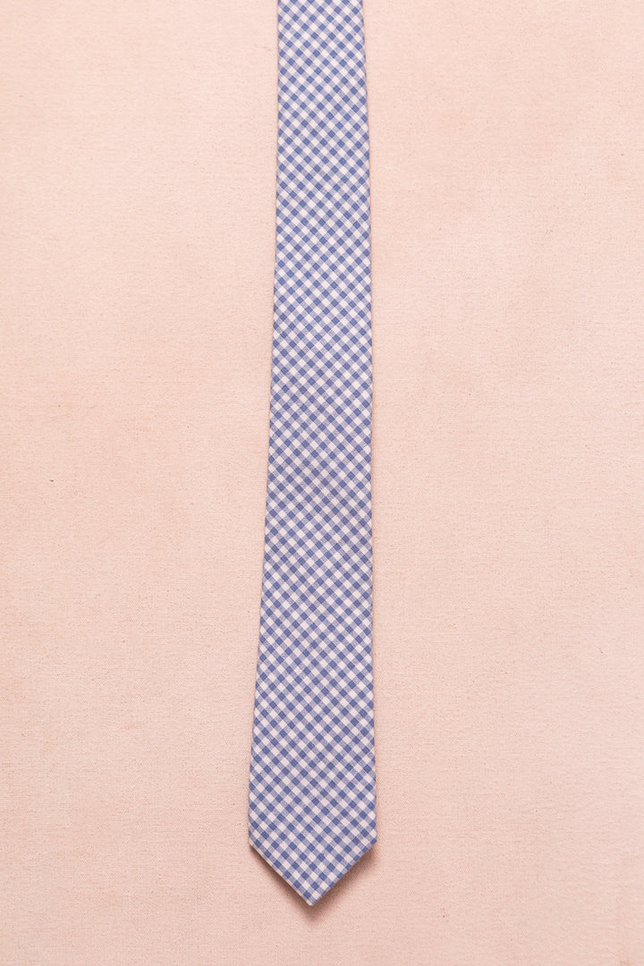 Ties in Hannah Blue Gingham