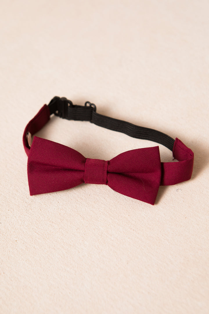 Baby Boys Henry Bow Tie in Maroon