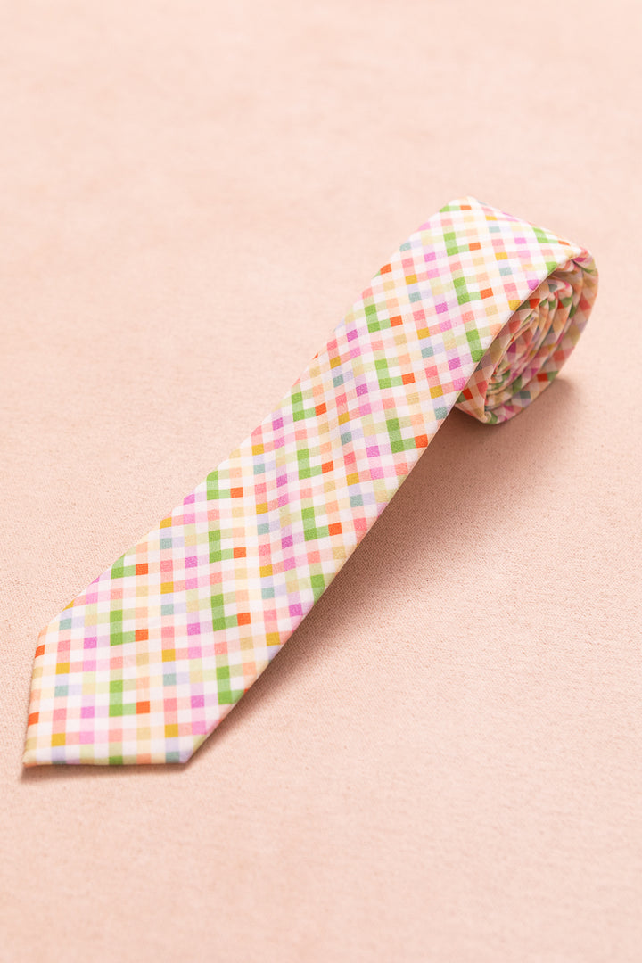 Ties in Boxwood Blossoms Print