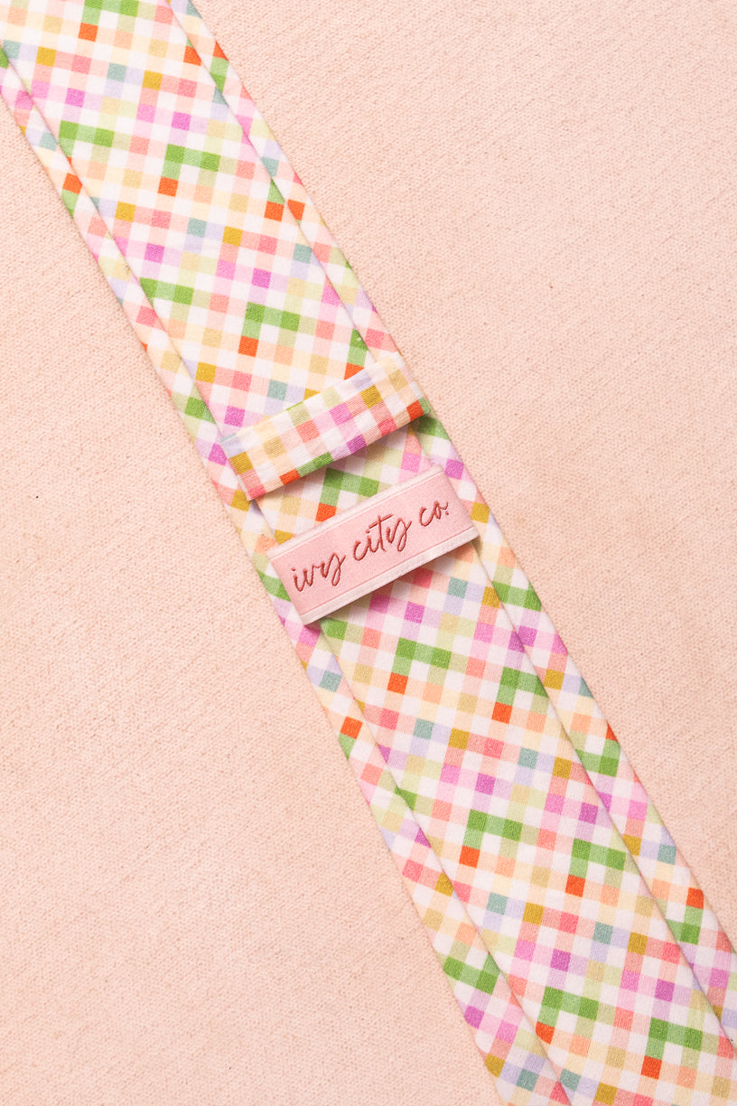 Ties in Boxwood Blossoms Print