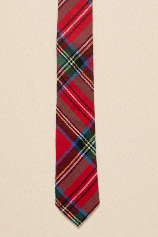 Ties in Holiday Plaid