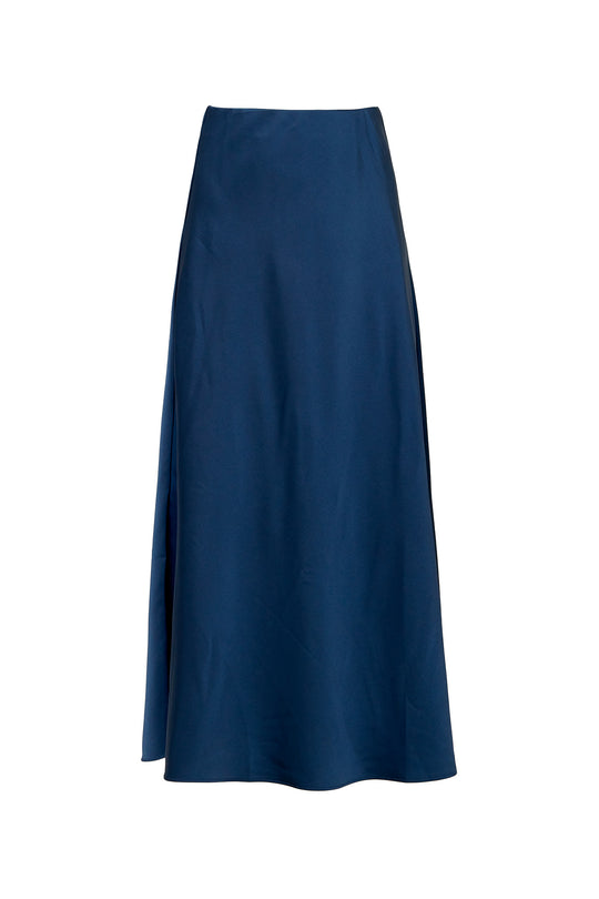 Blue skirt on a white background