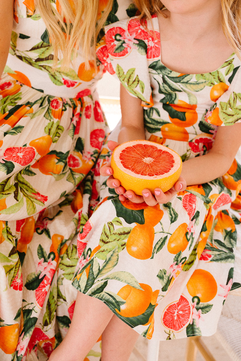 Mini Trixie Dress in Citrus