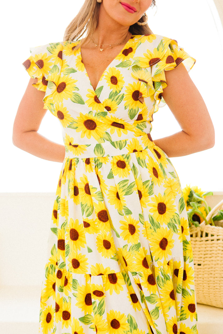 Trixie Dress in Sunflower