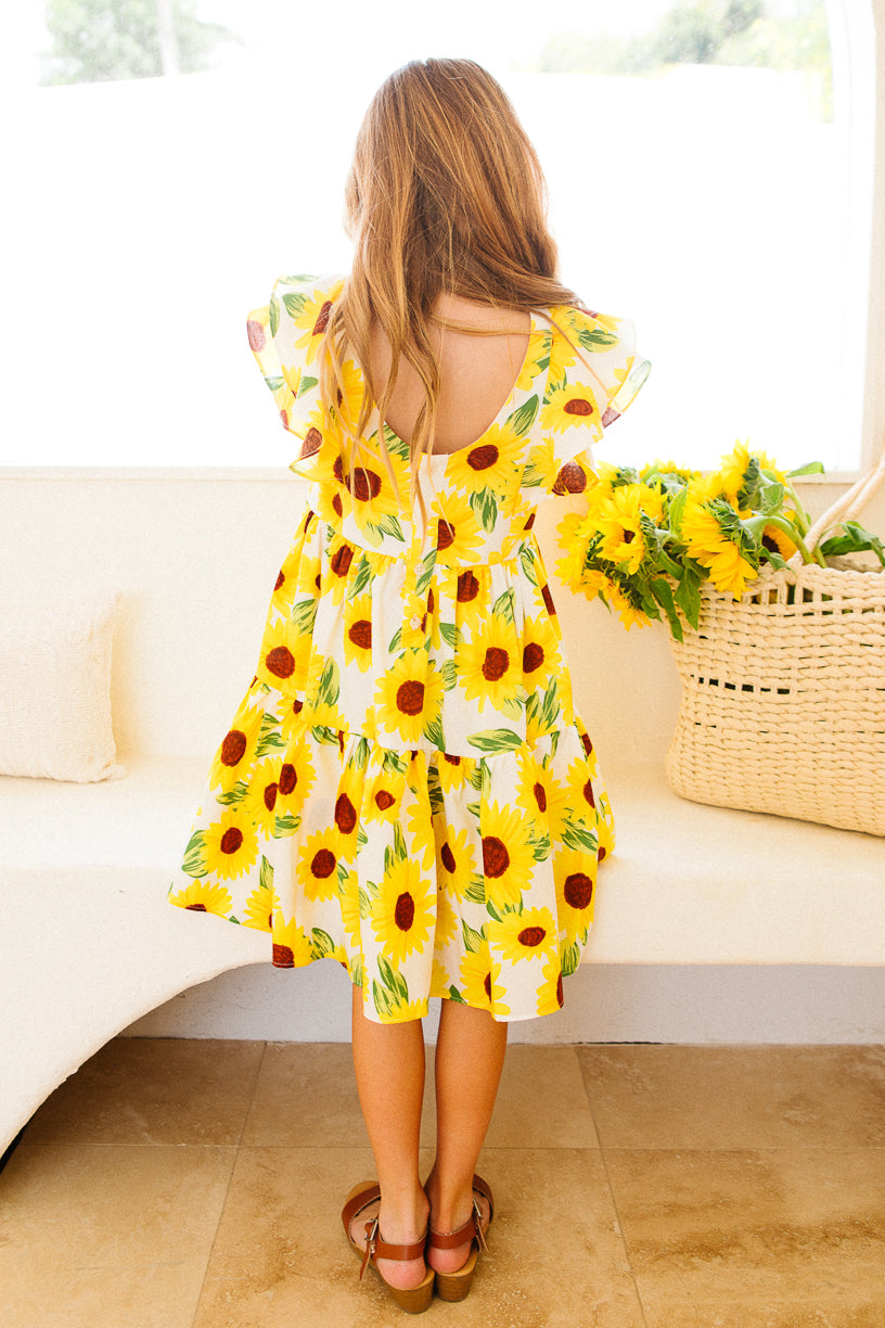 Mini Trixie Dress in Sunflower