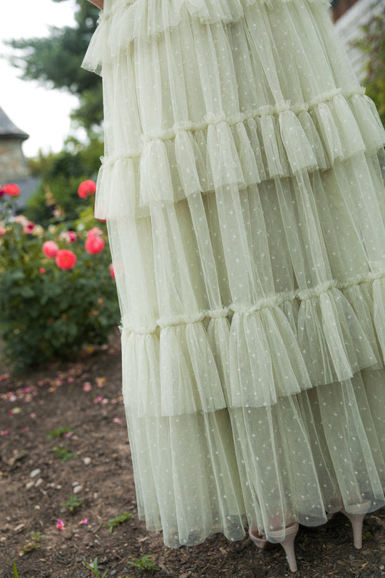 Whimsical Dress in Sage