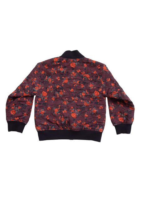 Floral-patterned jacket on a white background