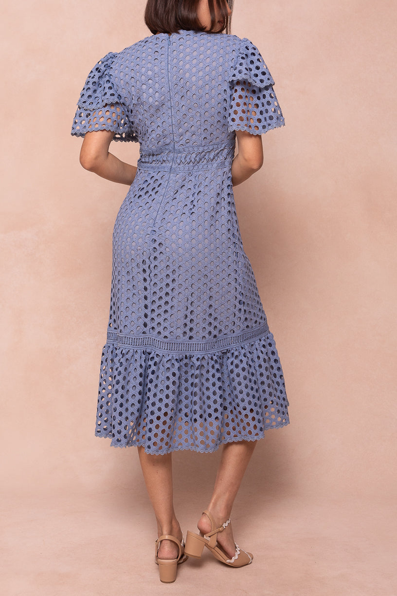 Vera Dress in Blue