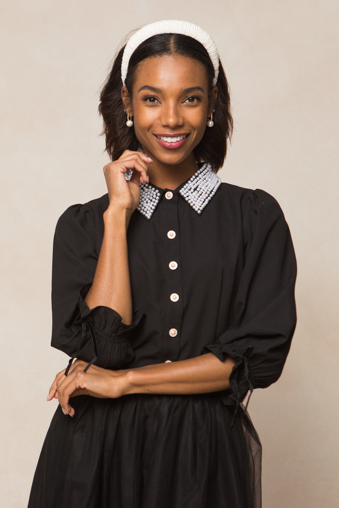 Vidita Blouse in Black - FINAL SALE