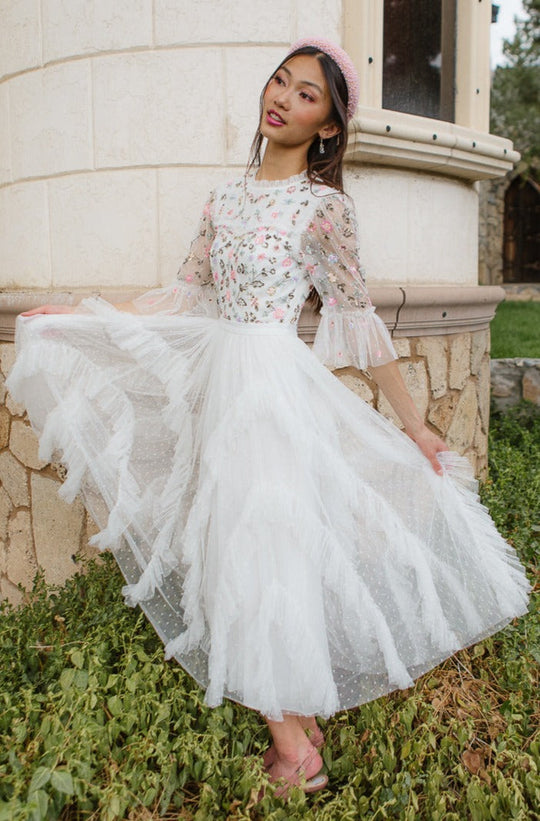 Paris Dress in White