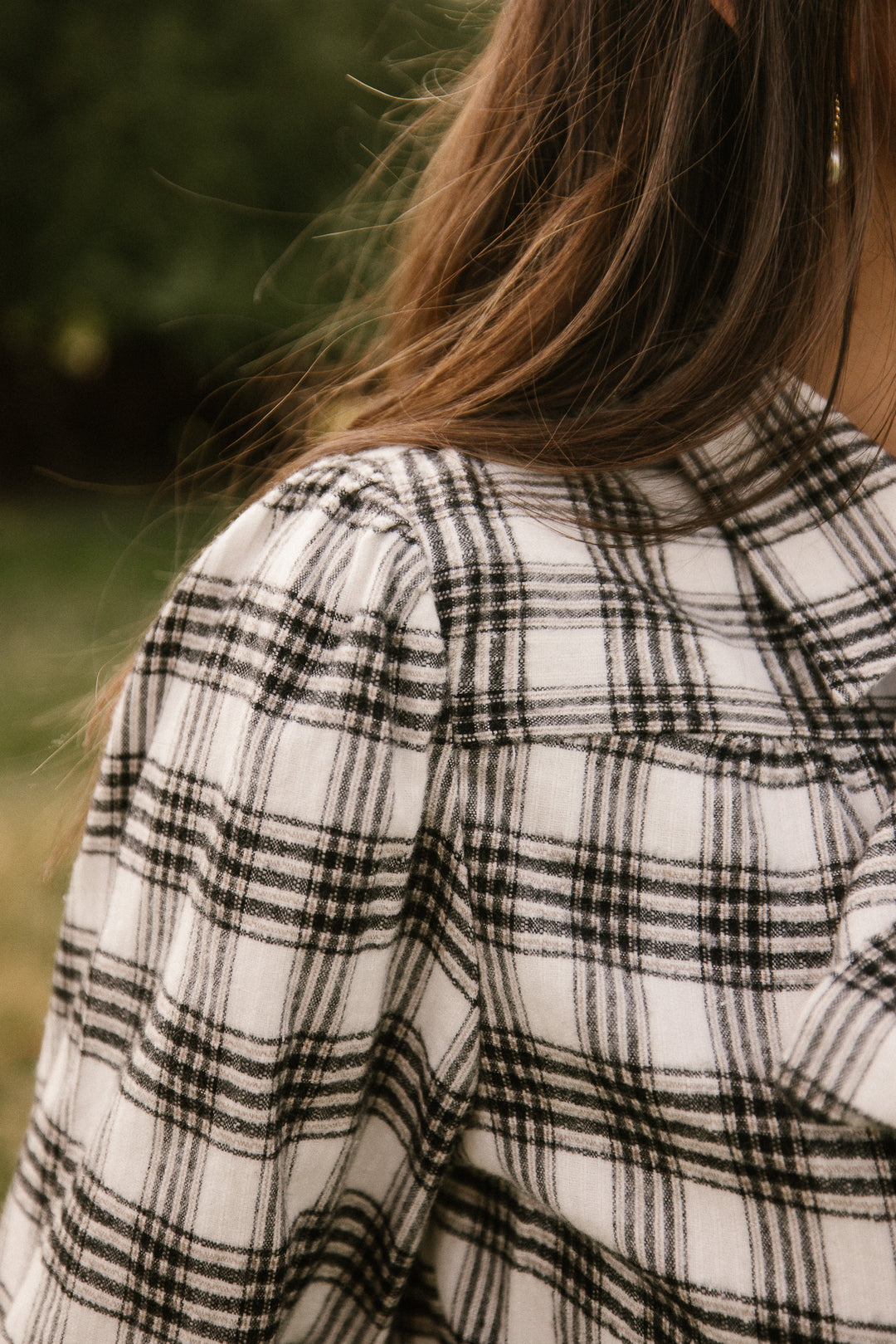 Genevieve Blouse in Plaid