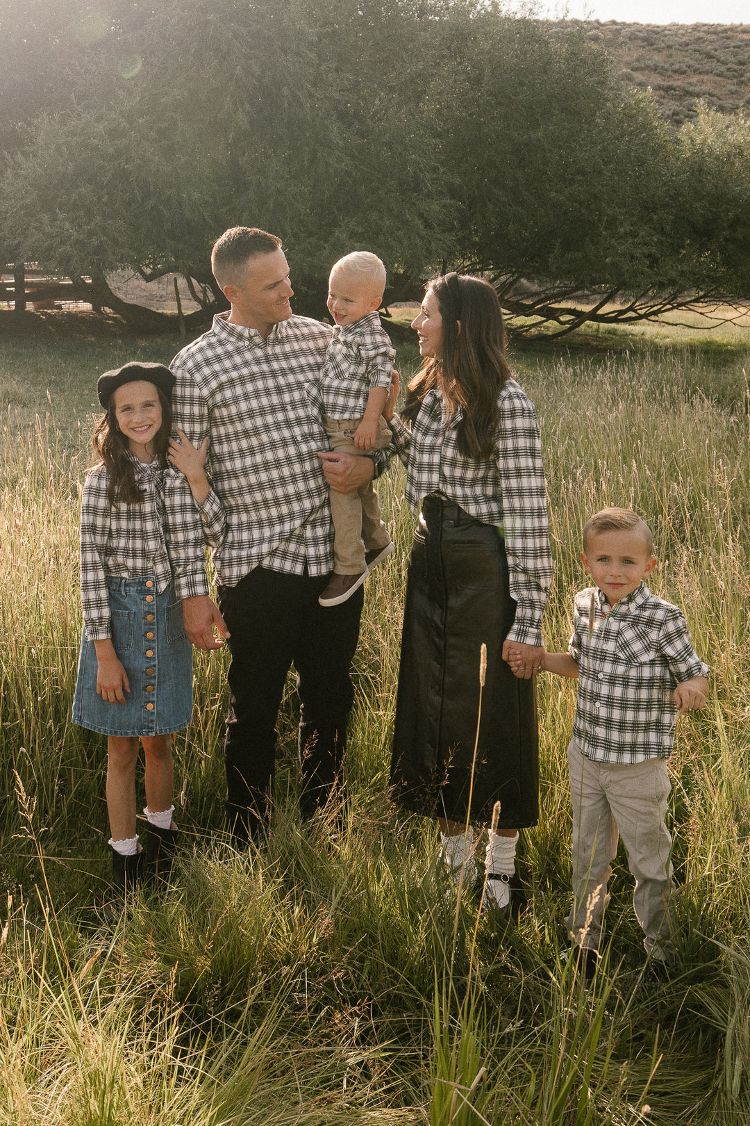 Baby Boys John Shirt in Genevieve Plaid