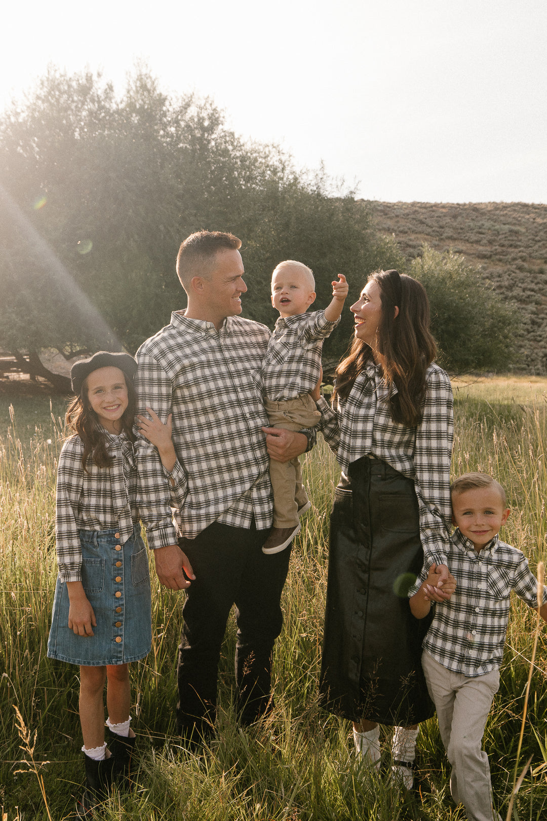 Mens John Shirt in Genevieve Plaid