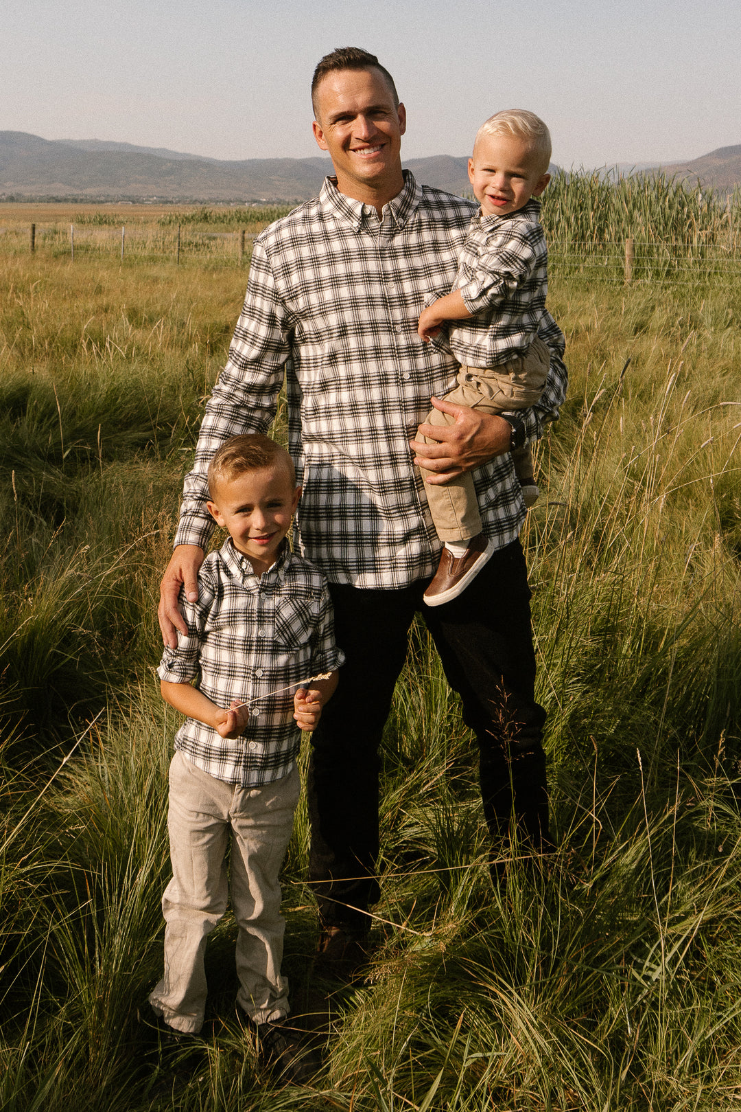 Baby Boys John Shirt in Genevieve Plaid