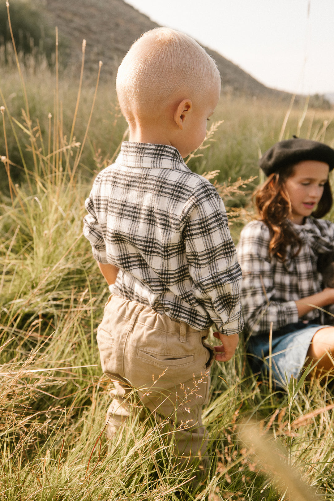 Baby Boys John Shirt in Genevieve Plaid