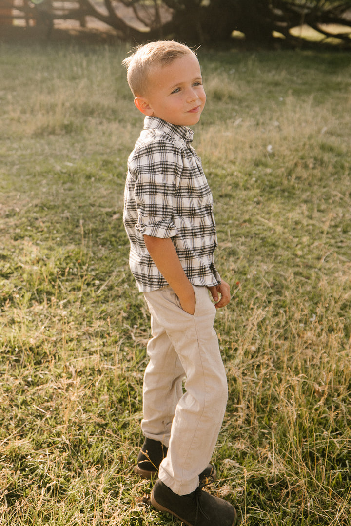 Boys John Shirt in Genevieve Plaid - FINAL SALE