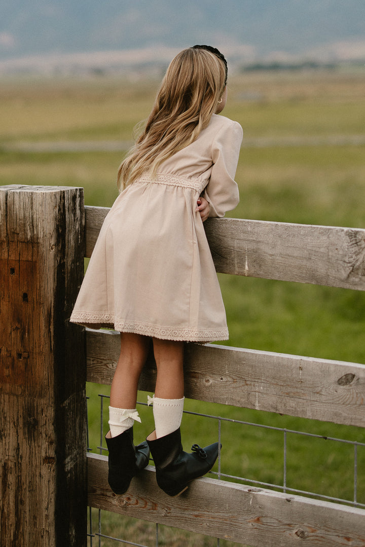 Mini Fallon Dress in Oatmeal