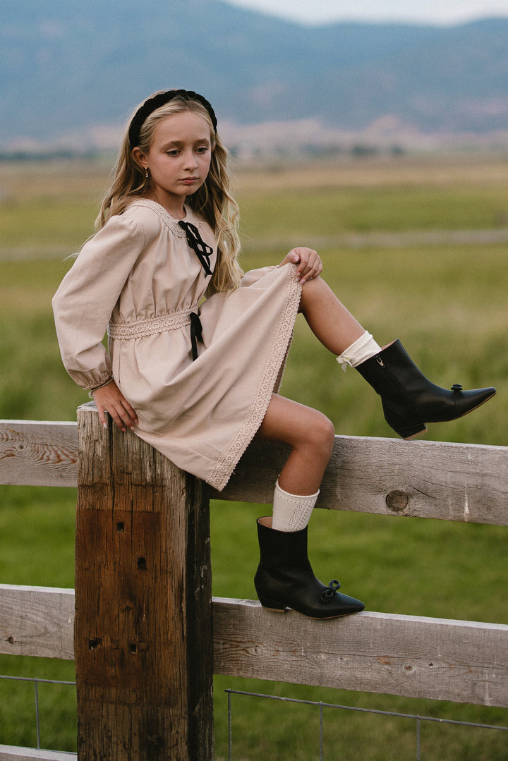 Mini Fallon Dress in Oatmeal