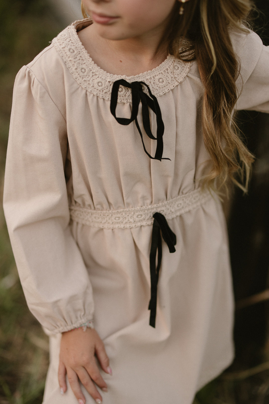 Mini Fallon Dress in Oatmeal