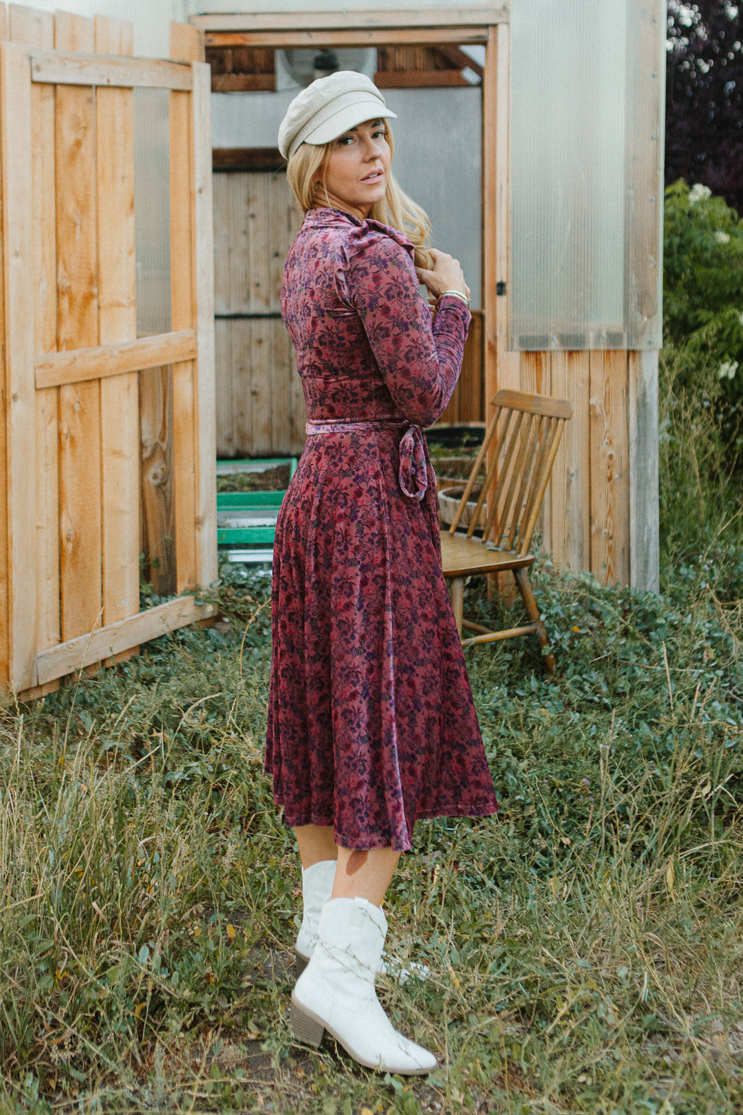 La La Lady Dress in Pink Floral