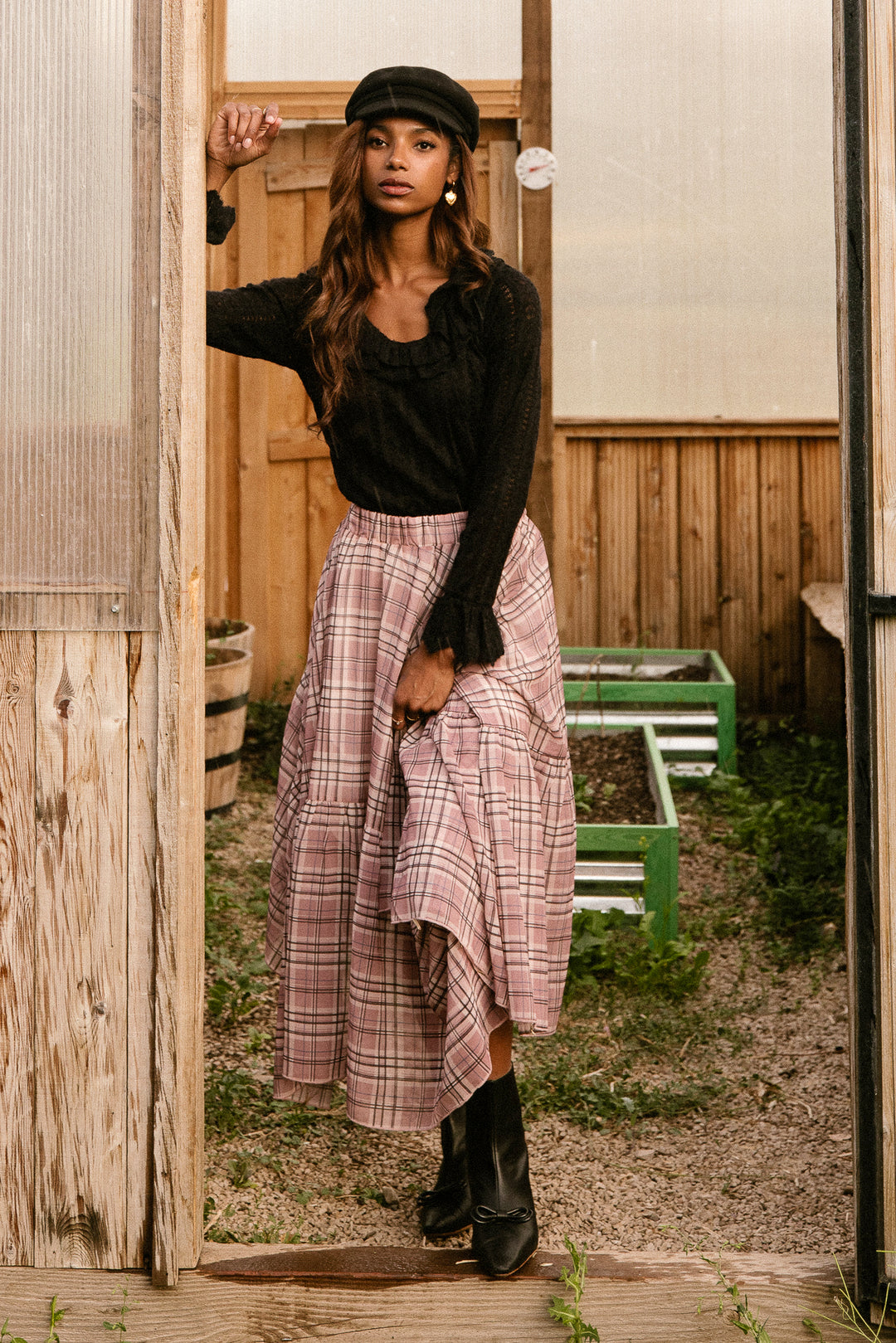 Monroe Skirt in Plaid