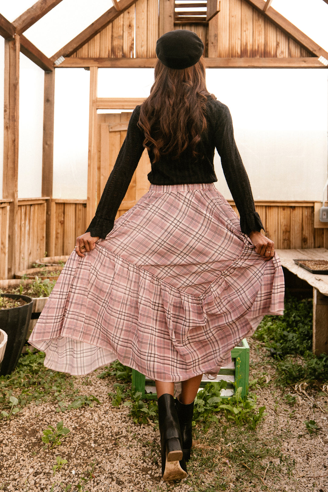 Monroe Skirt in Plaid