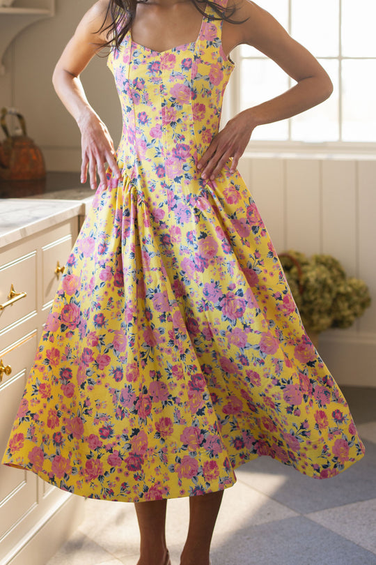 Edith Dress in As You Dream Floral 2X Edith Dress in As You Dream Floral 2X