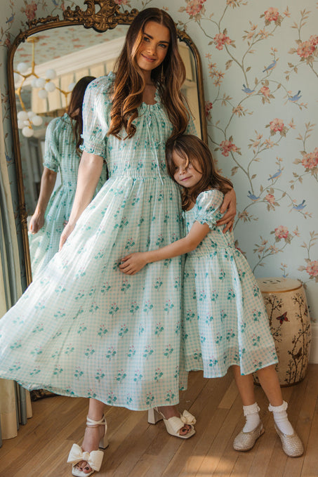 Jessie Dress in Bloom Gingham