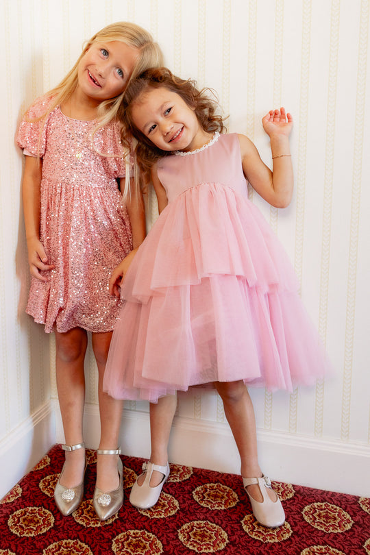 Mini Rainie Dress in Rose