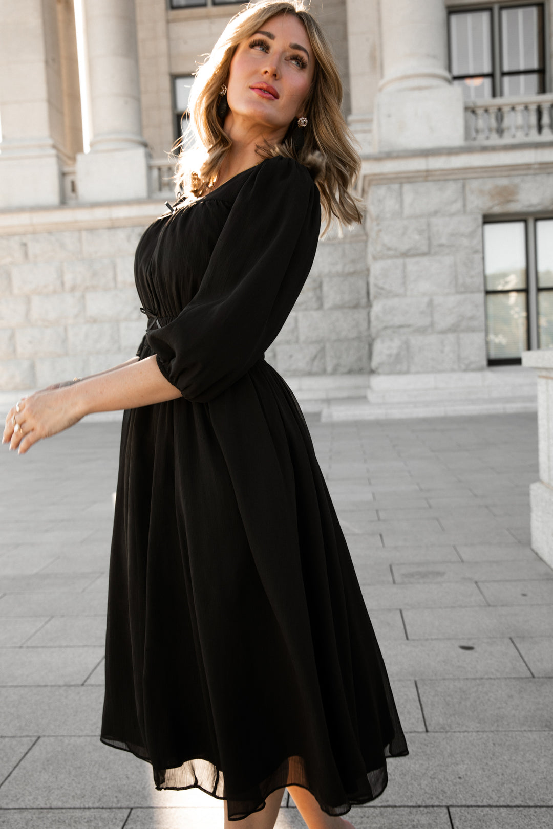 Do-Re-Mi Dress in Black - FINAL SALE