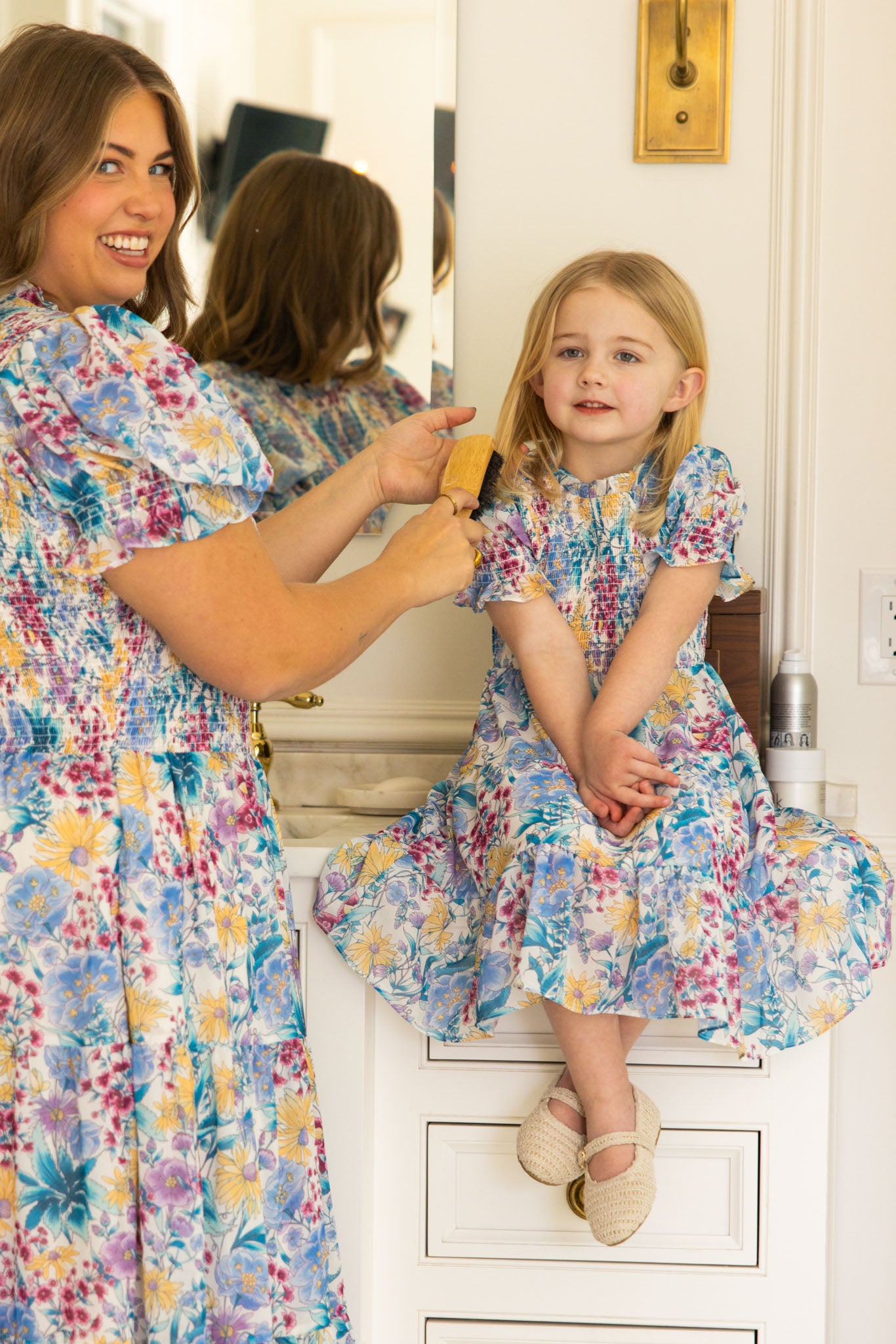 Mini Cordelia Dress in Pretty Plumeria – Ivy City Co