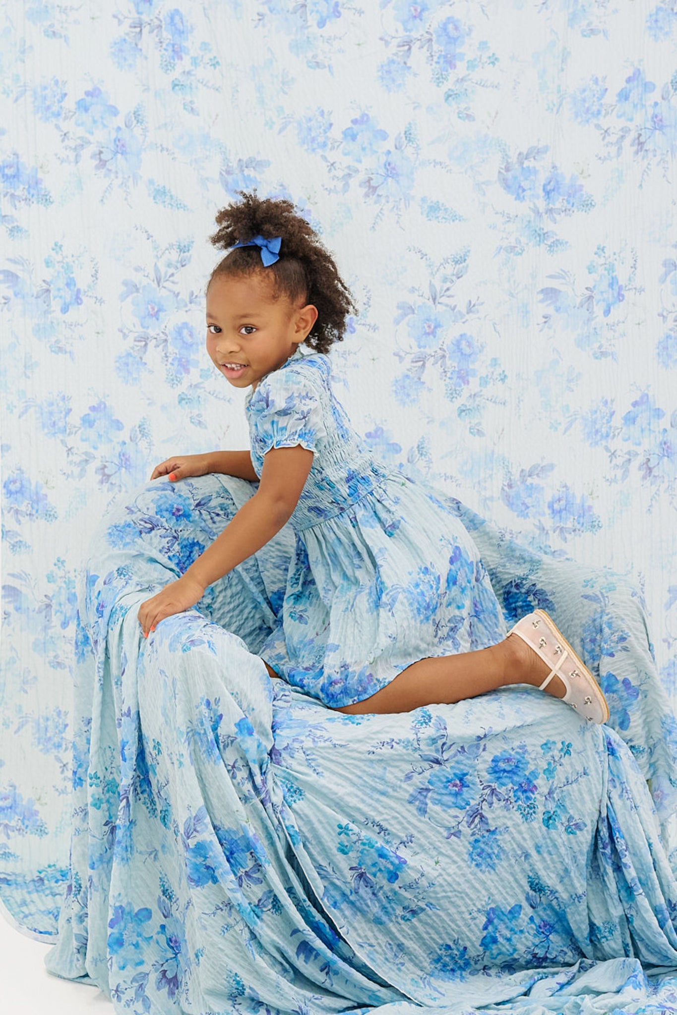 Mini Flynn Dress in Aquarelle Fleur – Ivy City Co