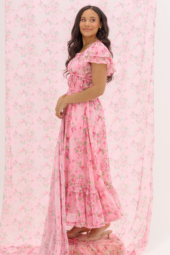 Juliana Dress in Rose Trance