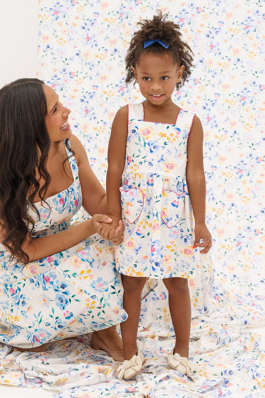 Rue Playdress in Blue Bouquet