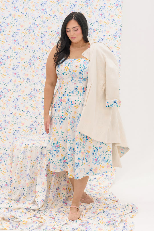 blue petal dress Angel Dress - Blue Swirl