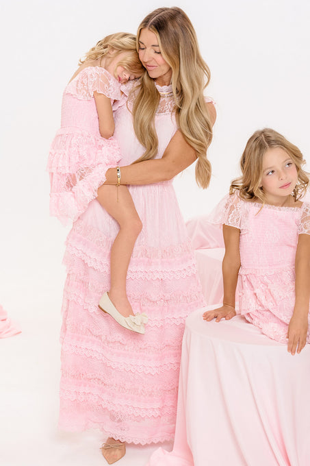 Annie Dress in Light Pink